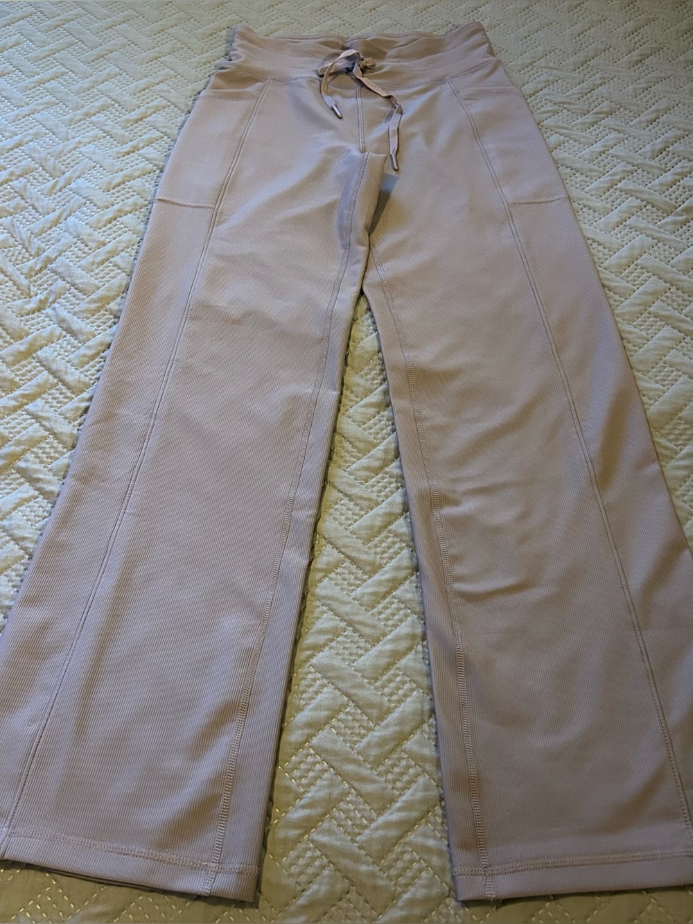Women’s 32° cool  Light gray Wide-Leg Drawstring Pants Size S